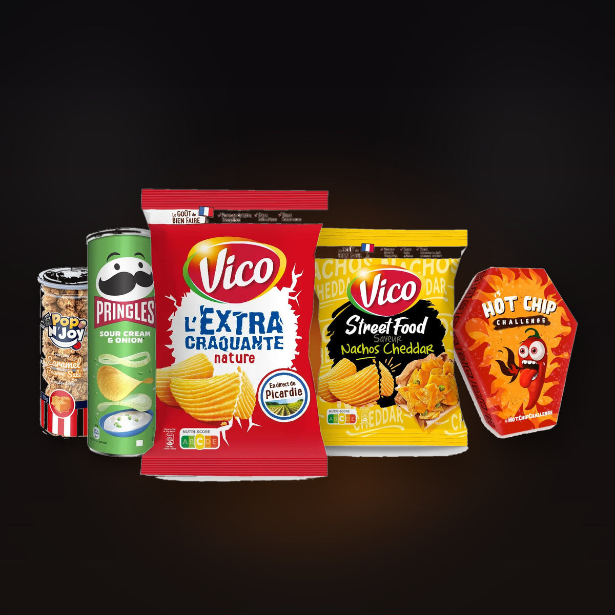 Univers Snacks C'Sweet : chips, popcorn, nachos et snacks epices
