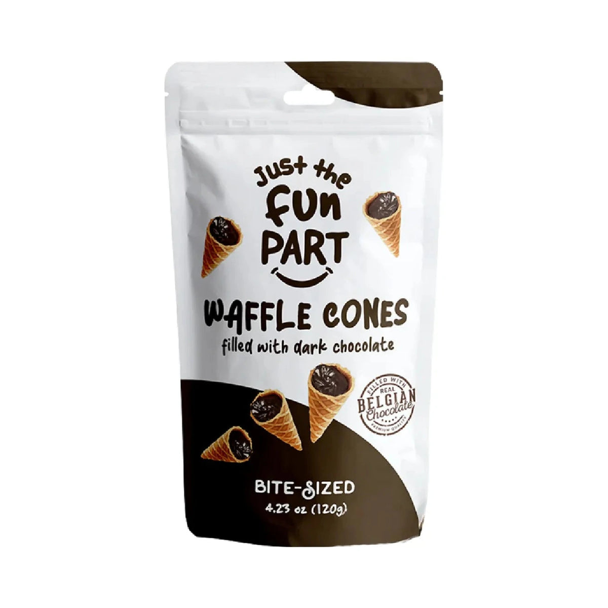 Waffle Cones chocolat noir 120g