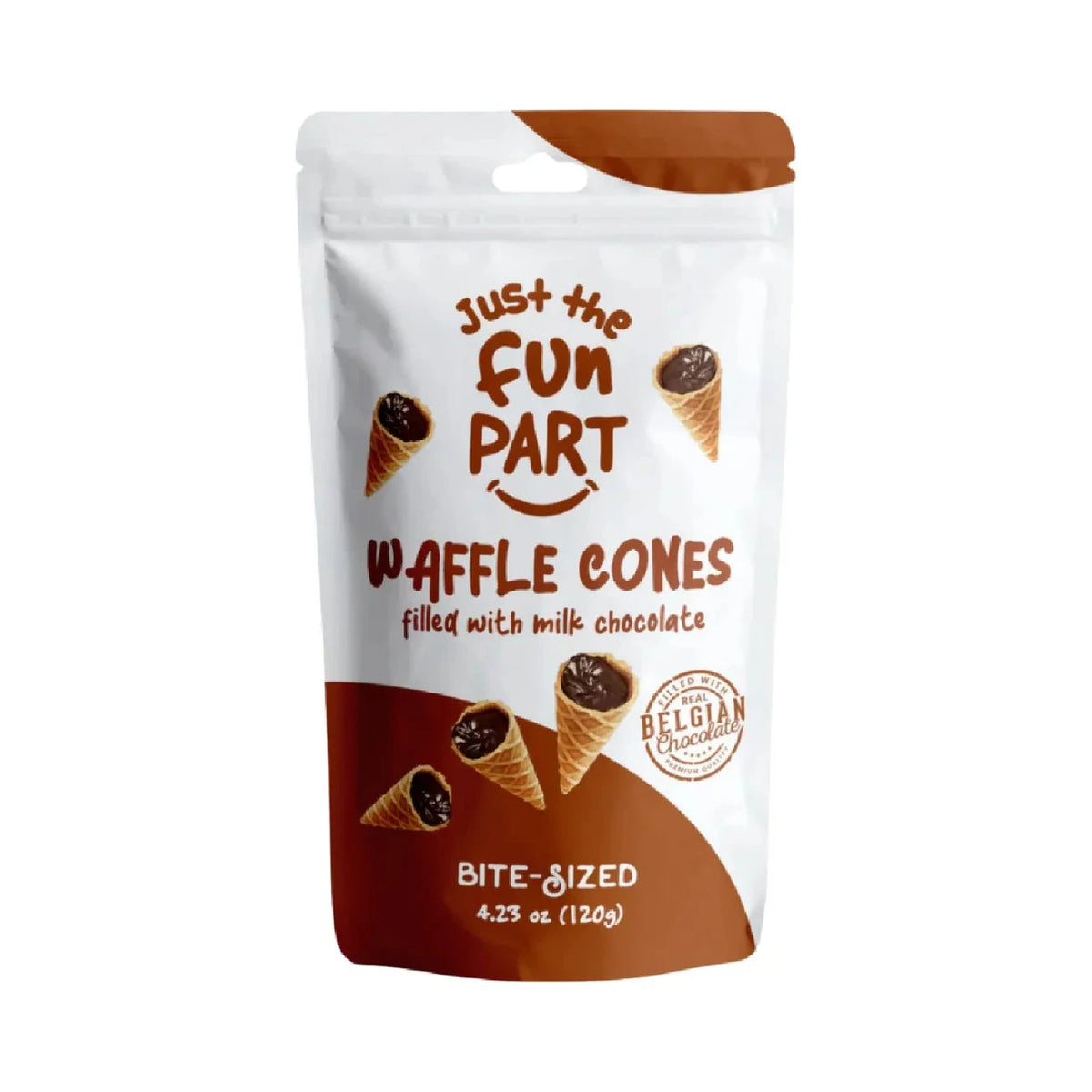 Waffle Cones chocolat au lait 120g