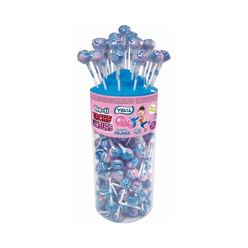 Vidal sucettes tache langue rose — boîte de 150