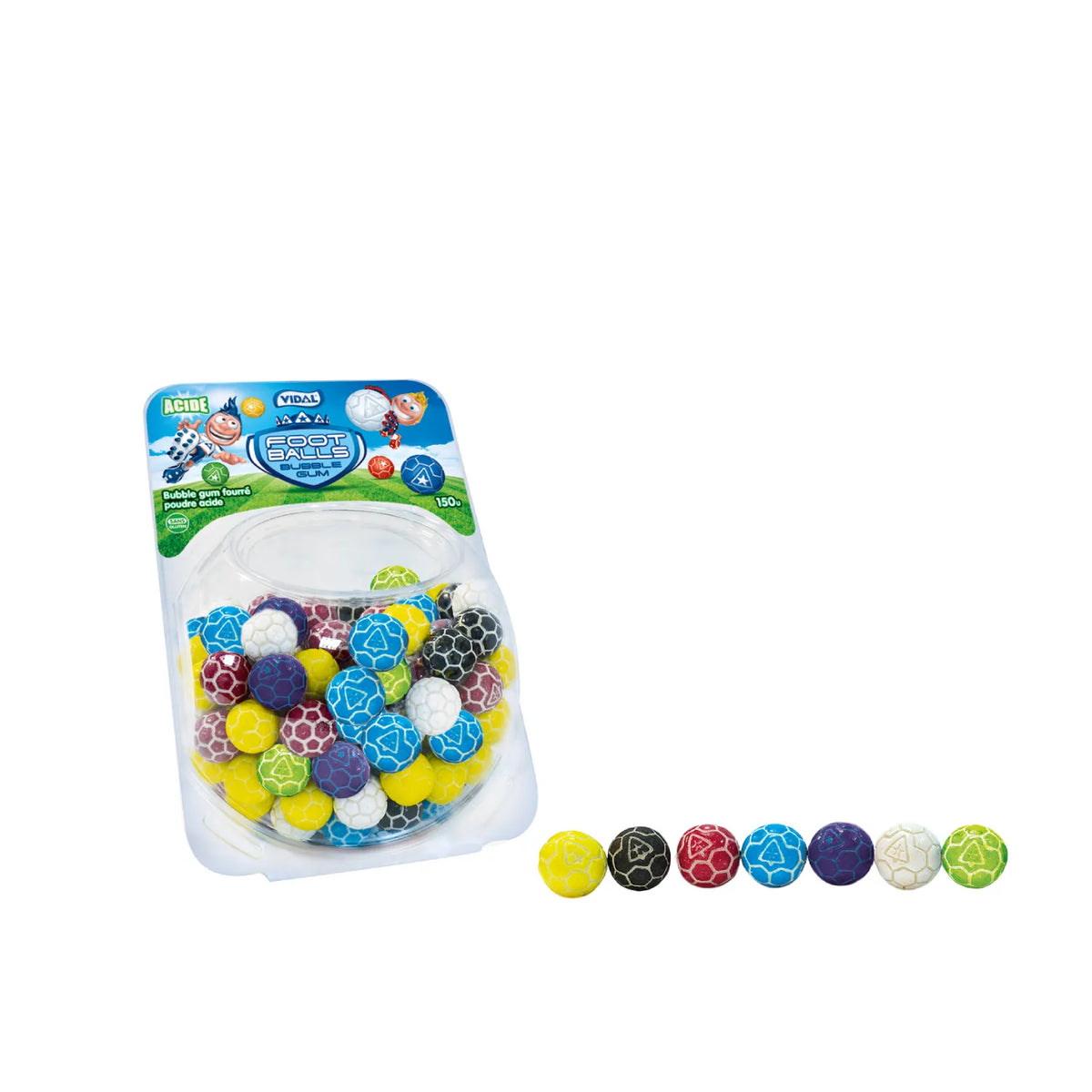 Vidal Football bubble gum — boîte de 150