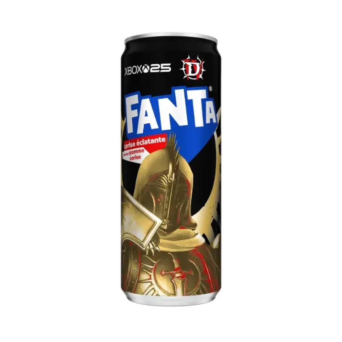 Canette Fanta pomme cerise 33cl