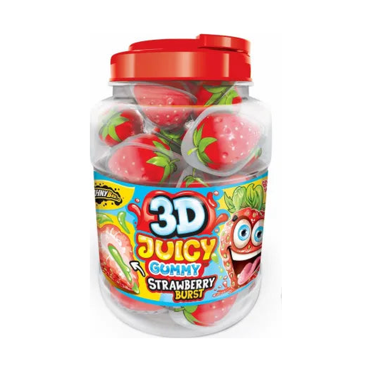 Johny Bee 3D gummy fraise (unité)