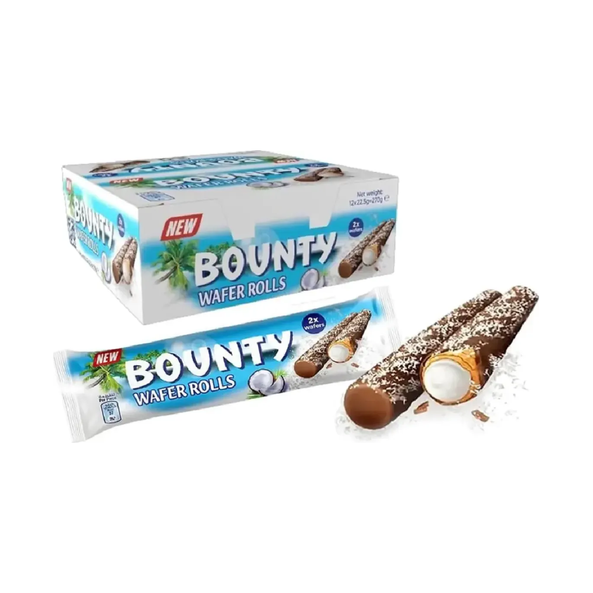 Bounty Wafer Rolls 22,5g