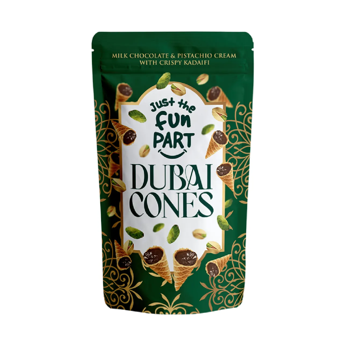 Waffle Cones chocolat Dubaï 120g