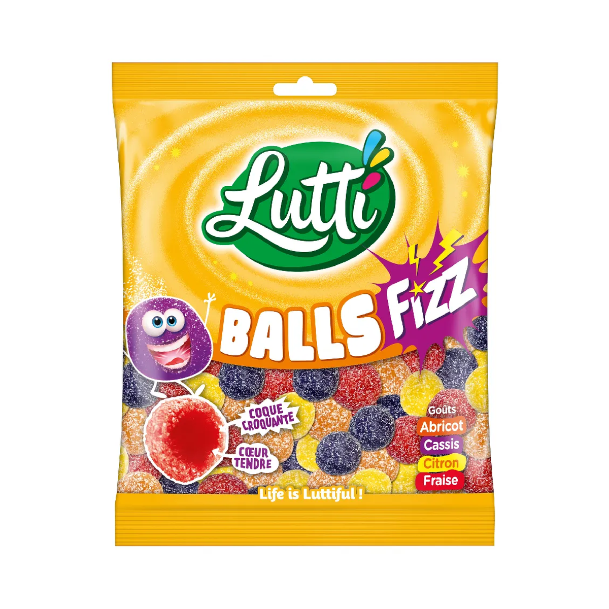 Lutti Balls Fizz 100g