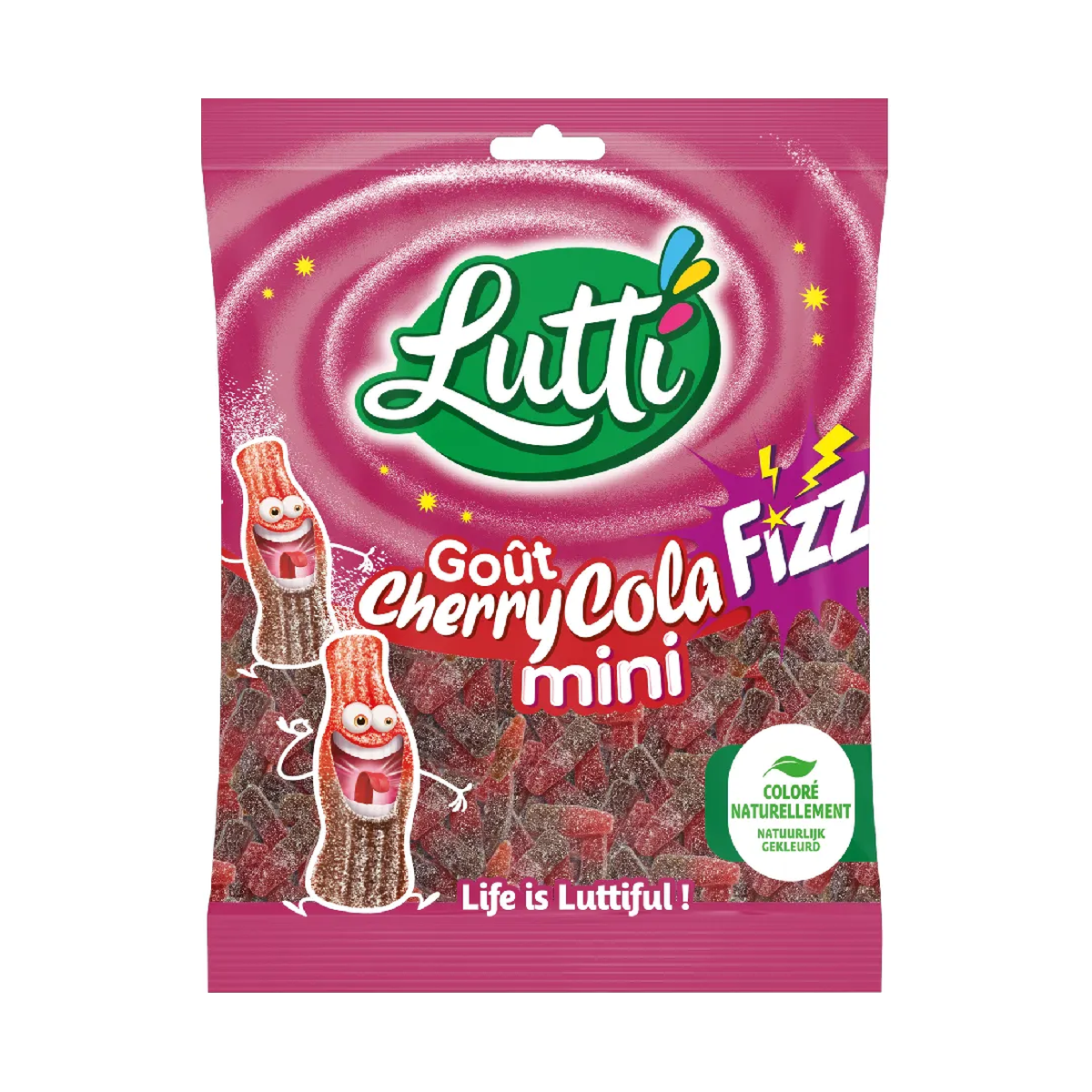 Lutti Cherry Cola fizz 100g