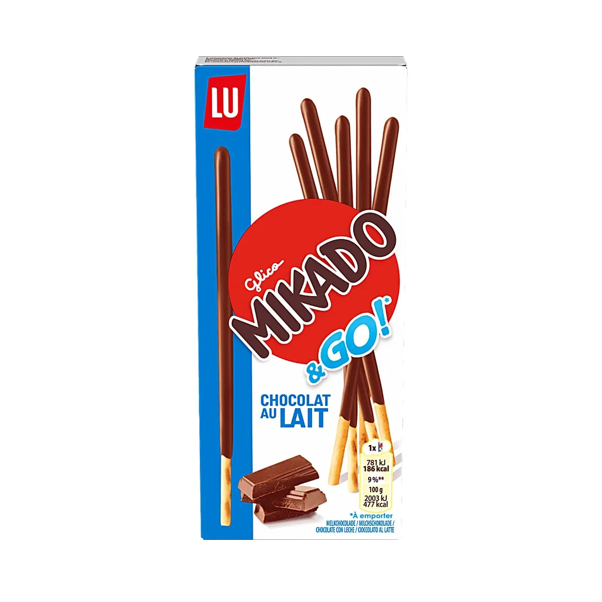 Mikado chocolat au lait 39g