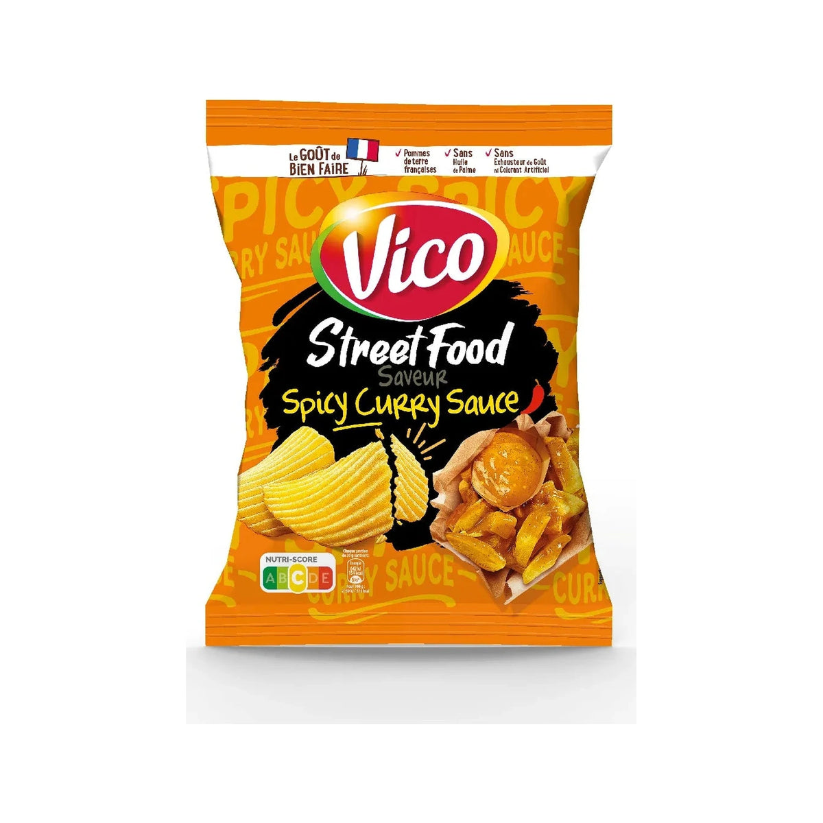 Chips Street Food sauce spicy curry 120g
