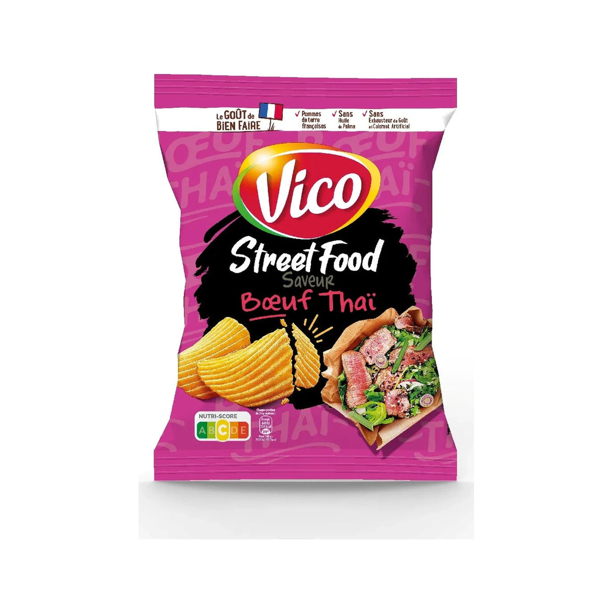 Chips Street Food bœuf thaï 120g