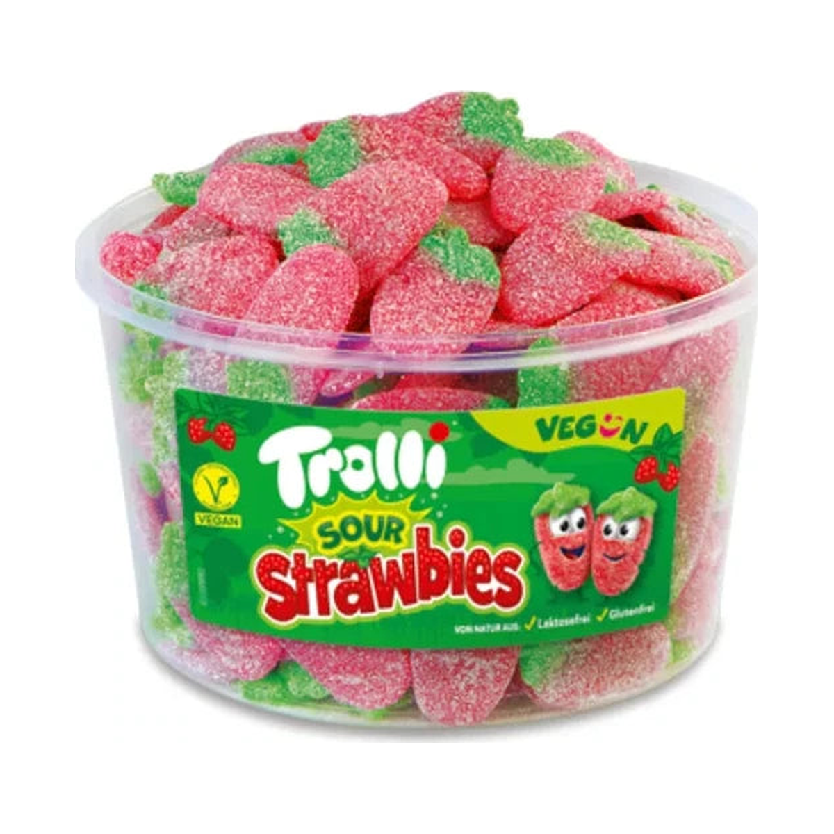 Trolli sour strawbies — boîte de 150