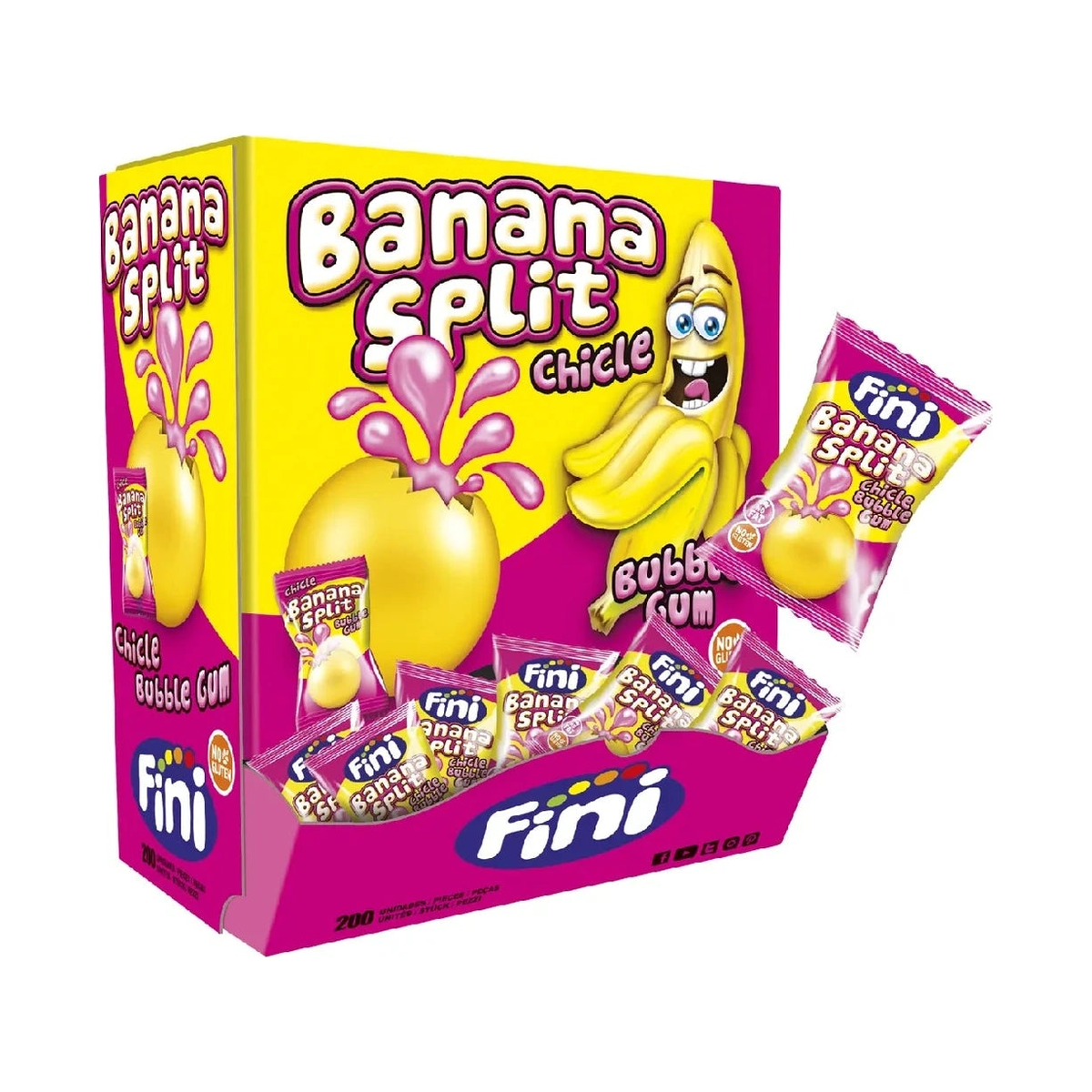 Fini Boom banana split — boîte de 200