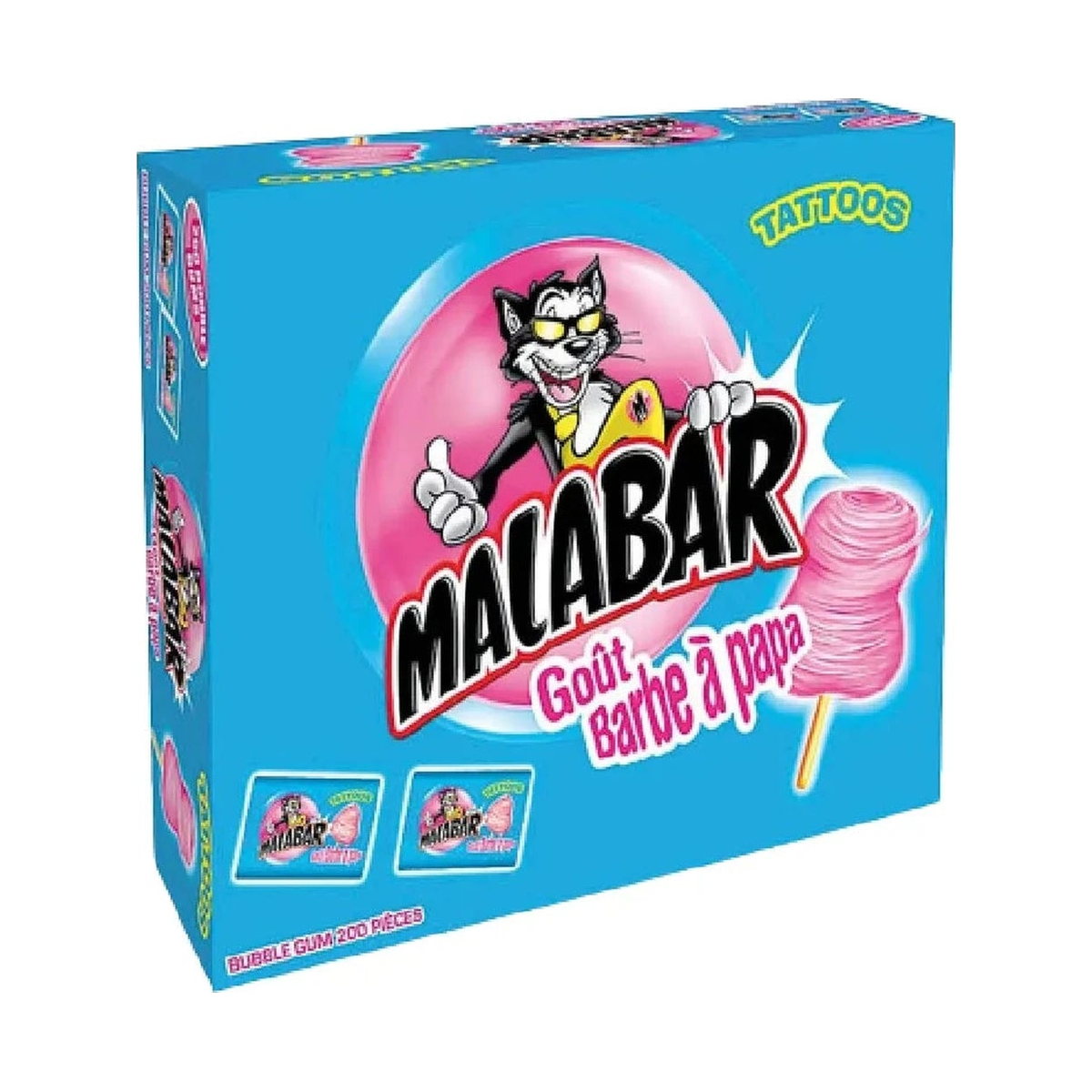 Malabar barbe à papa — boîte de 200