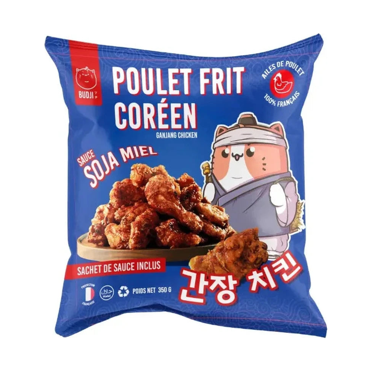 Poulet frit coréen sauce soja miel 350g
