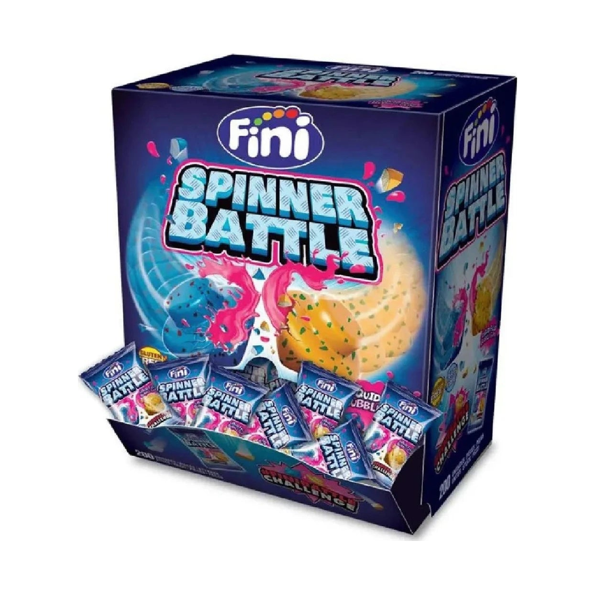 Fini Boom spinner battle — boîte de 200