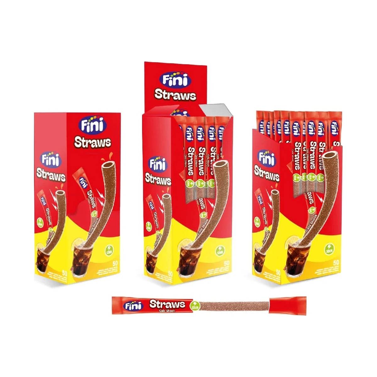 Fini pailles cola 25g