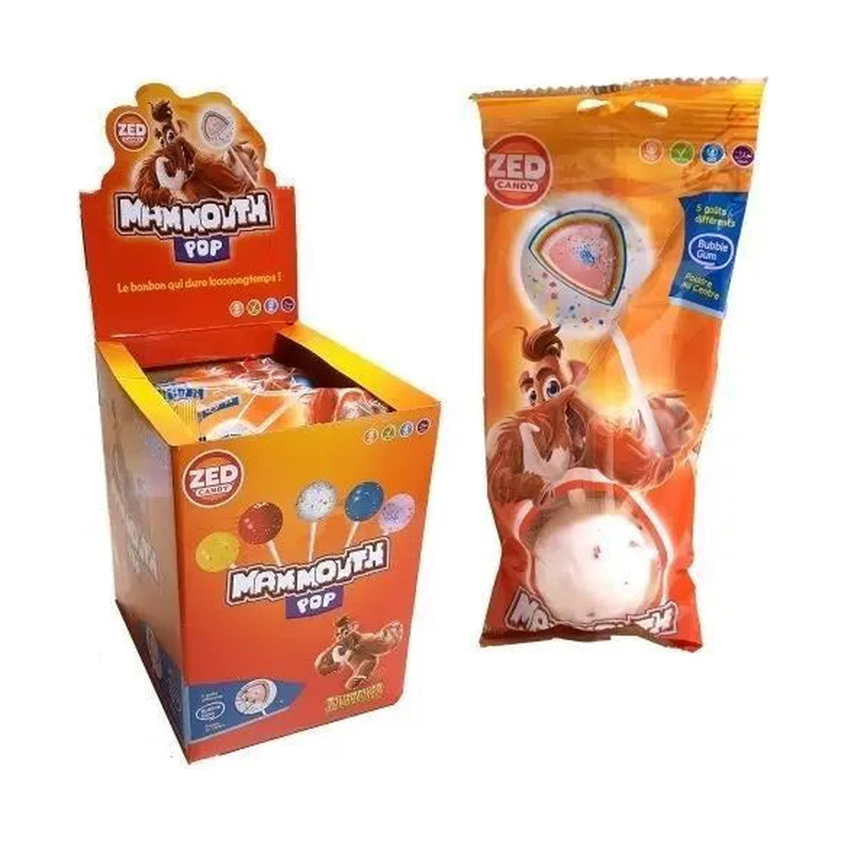 Mamoute Pop sucette marshmallow