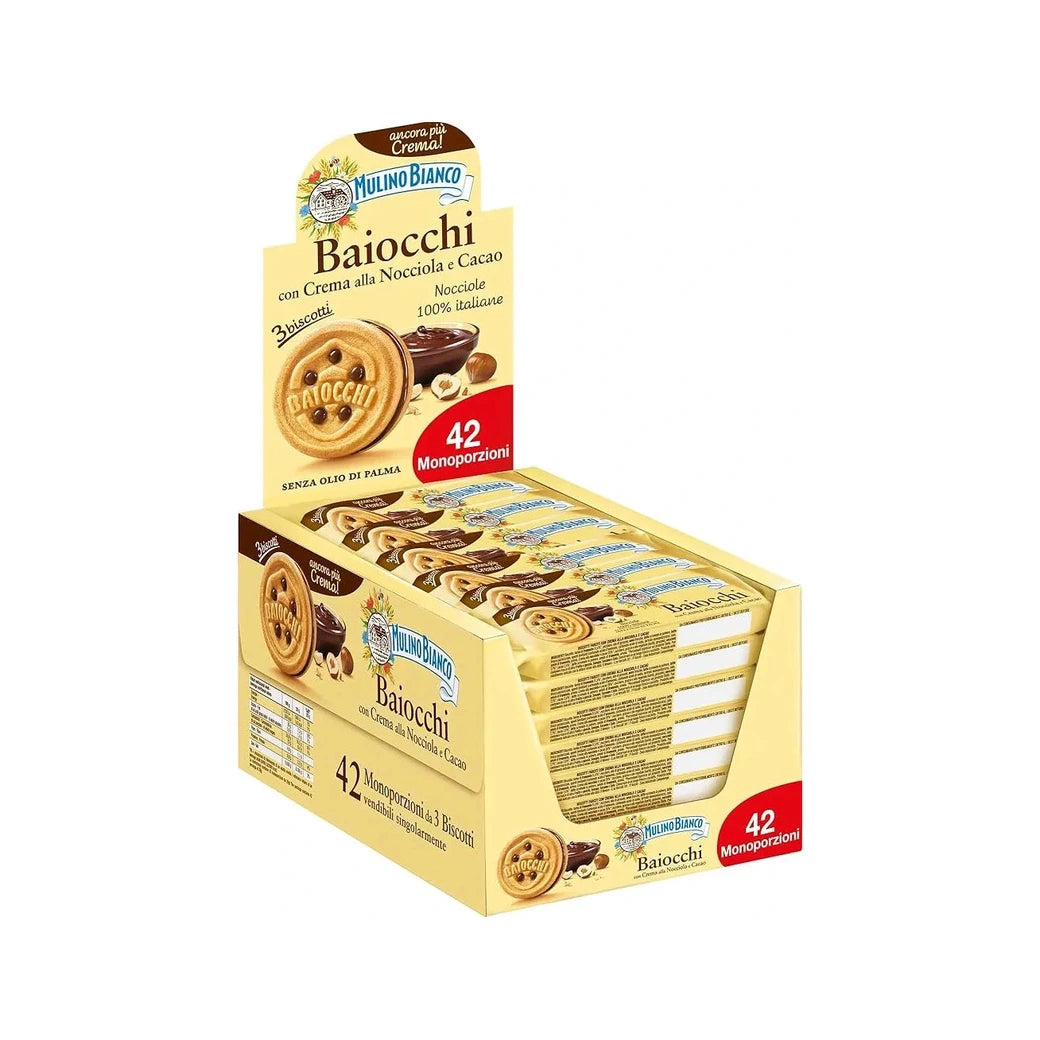 Paquet de biscuits Baiocchi fourrés chocolat 28 g