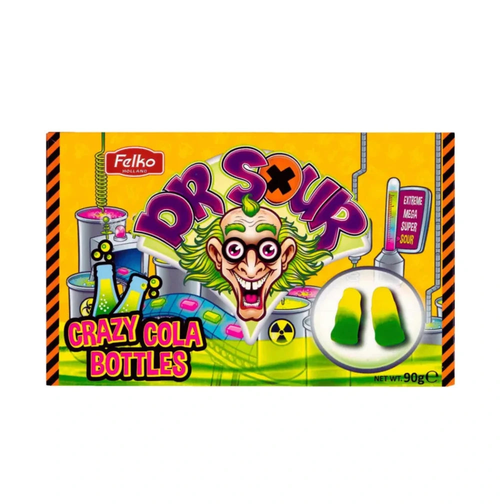 Dr Sour crazy cola bottles 90g
