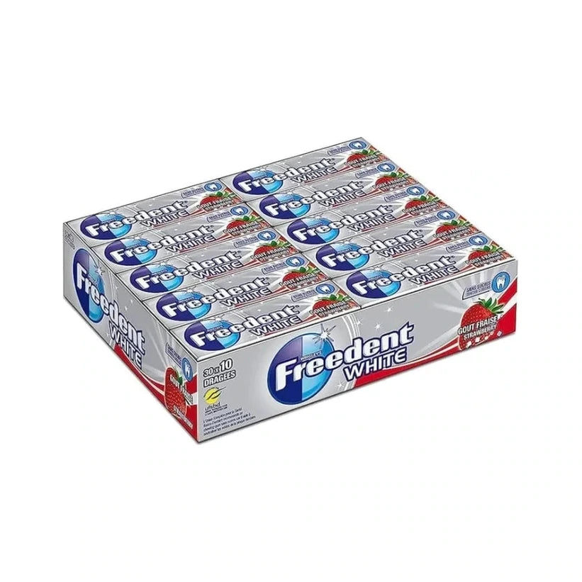 Freedent White fraise sans sucres 14g