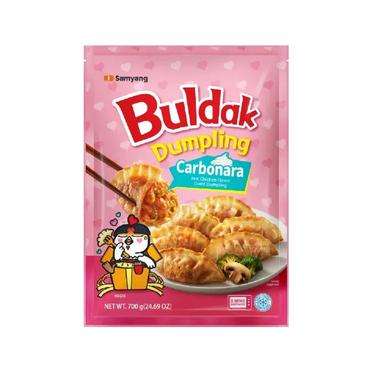 Buldak raviolis carbonara 700g