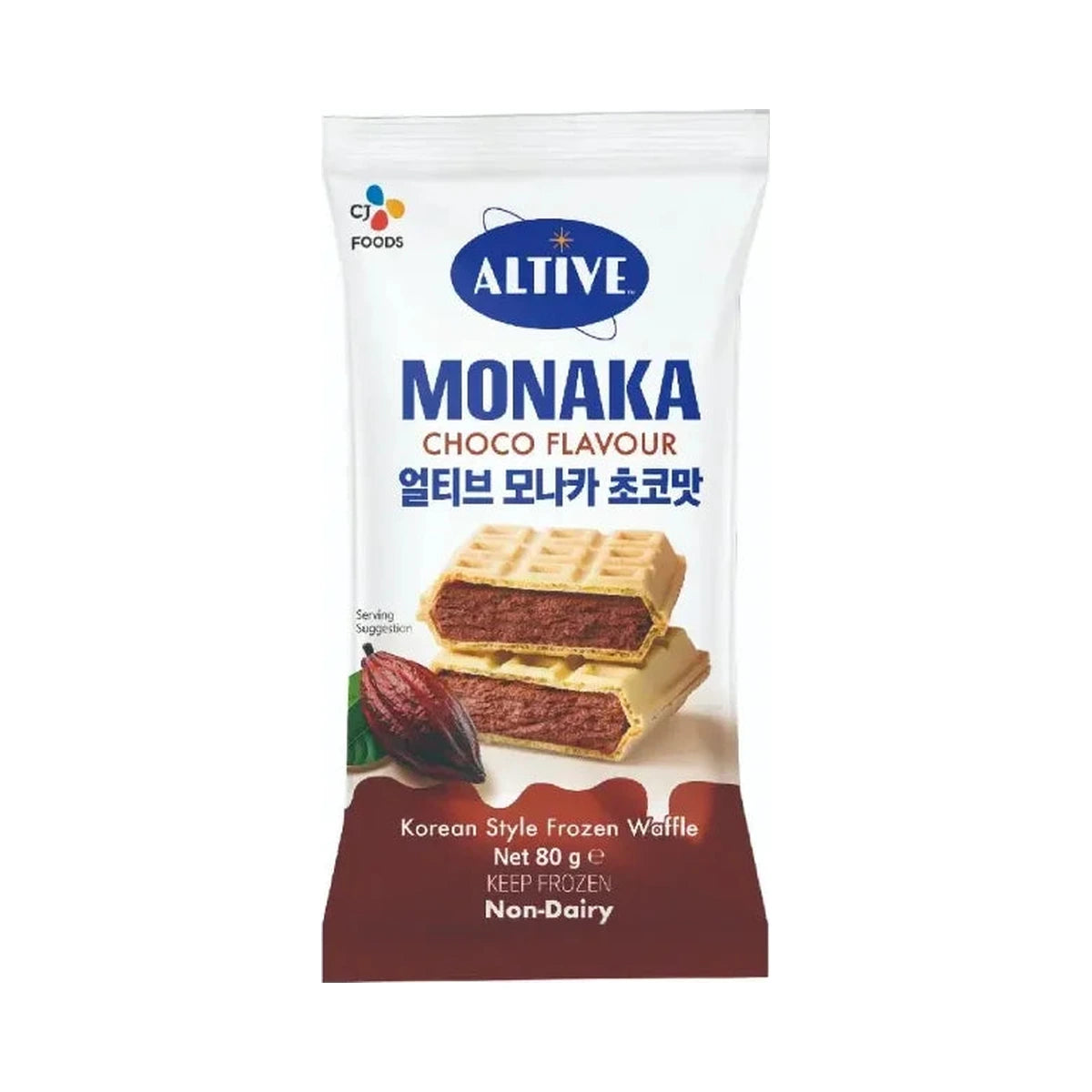 Monaka gaufre glacée saveur chocolat 80g