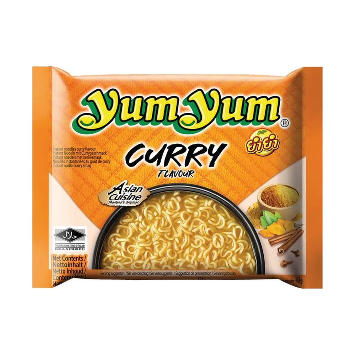 YumYum nouilles curry 60g — carton de 30