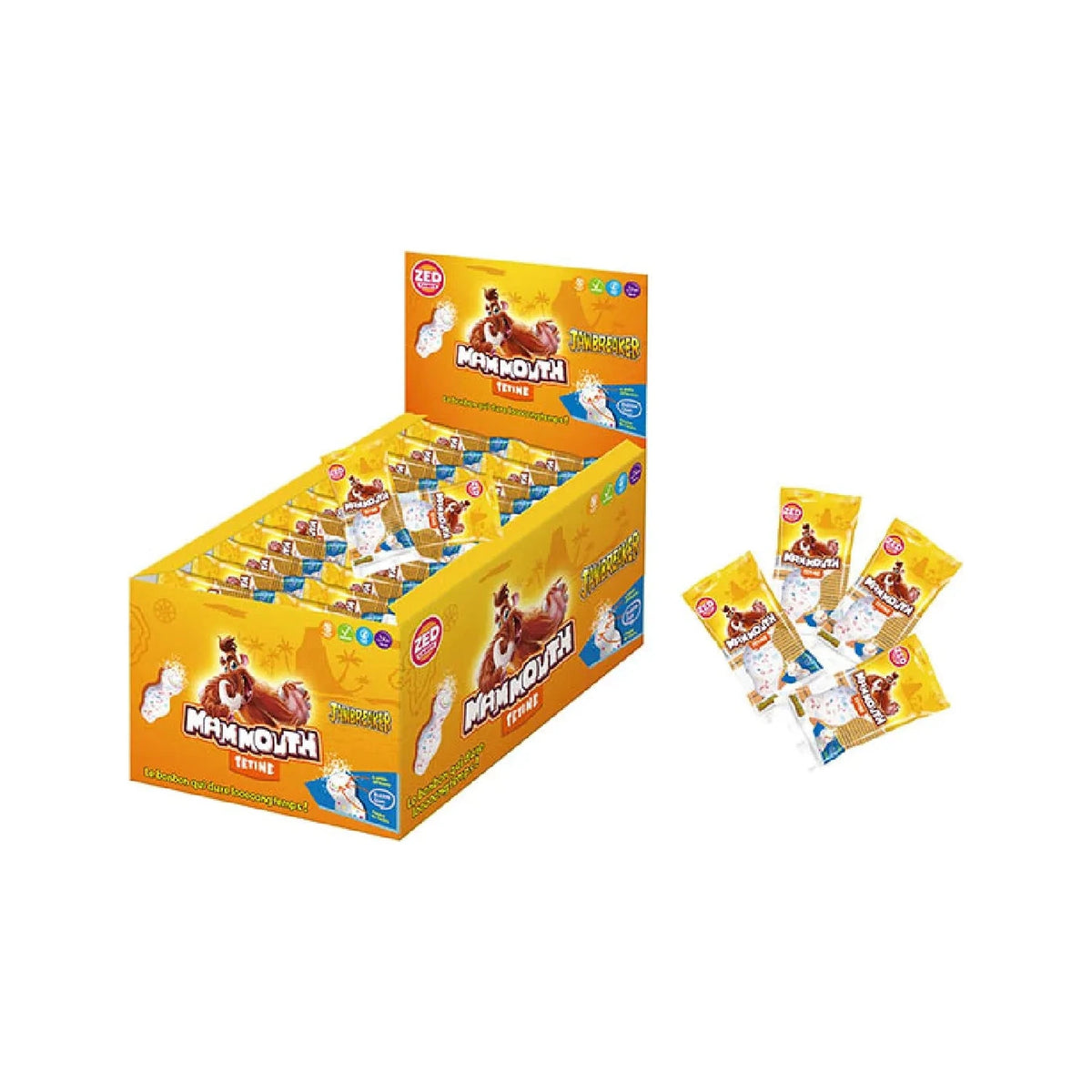Mammouth sucette tétine (unité)