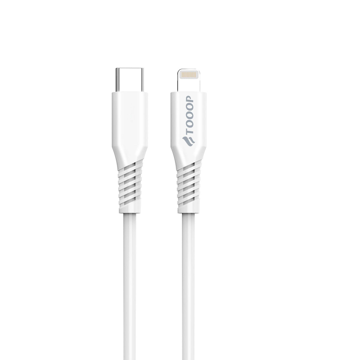 Tooop câble USB-C vers Lightning blanc 1 m