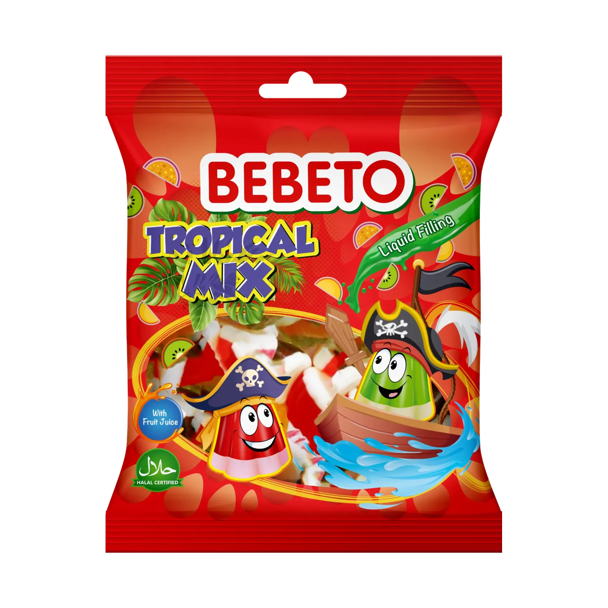 Bebeto tropical mix 80g