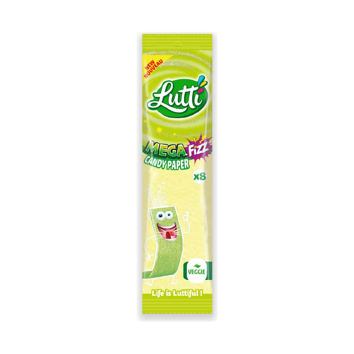 Lutti Megafizz candy paper 15g