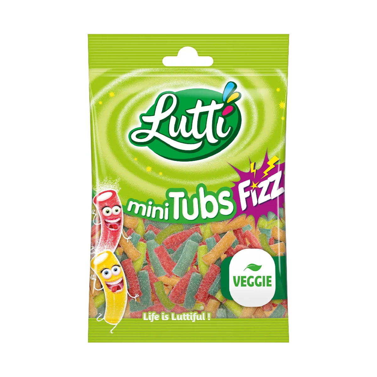Lutti Mini Tubs fizz 90g