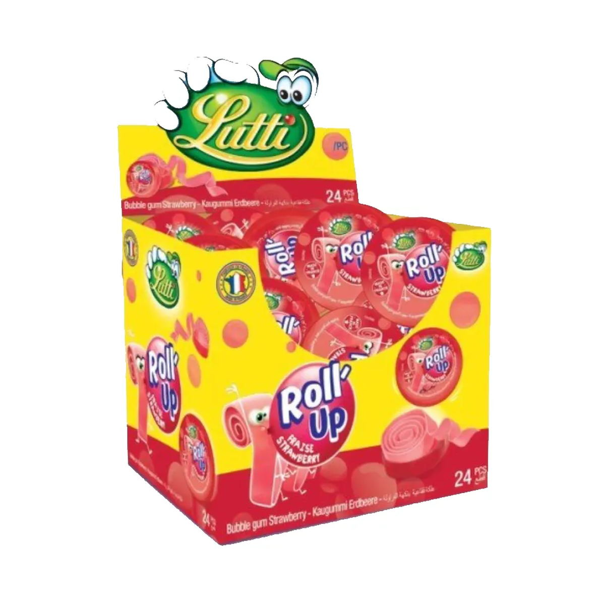 Lutti Roll'Up fraise 29g