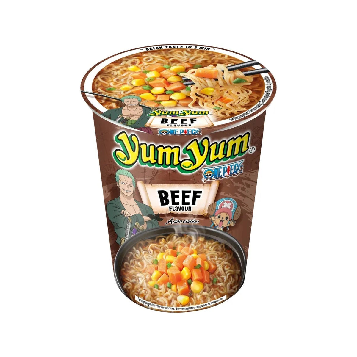 YumYum cup bœuf édition One Piece 80g
