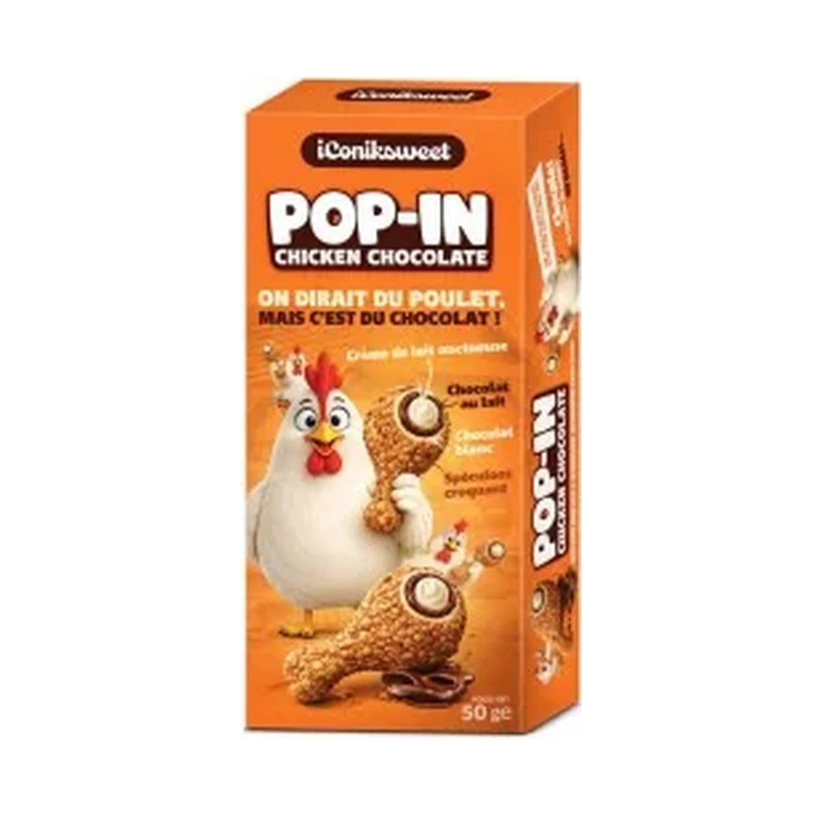 Trompe l'œil poulet saveur chocolat 50g