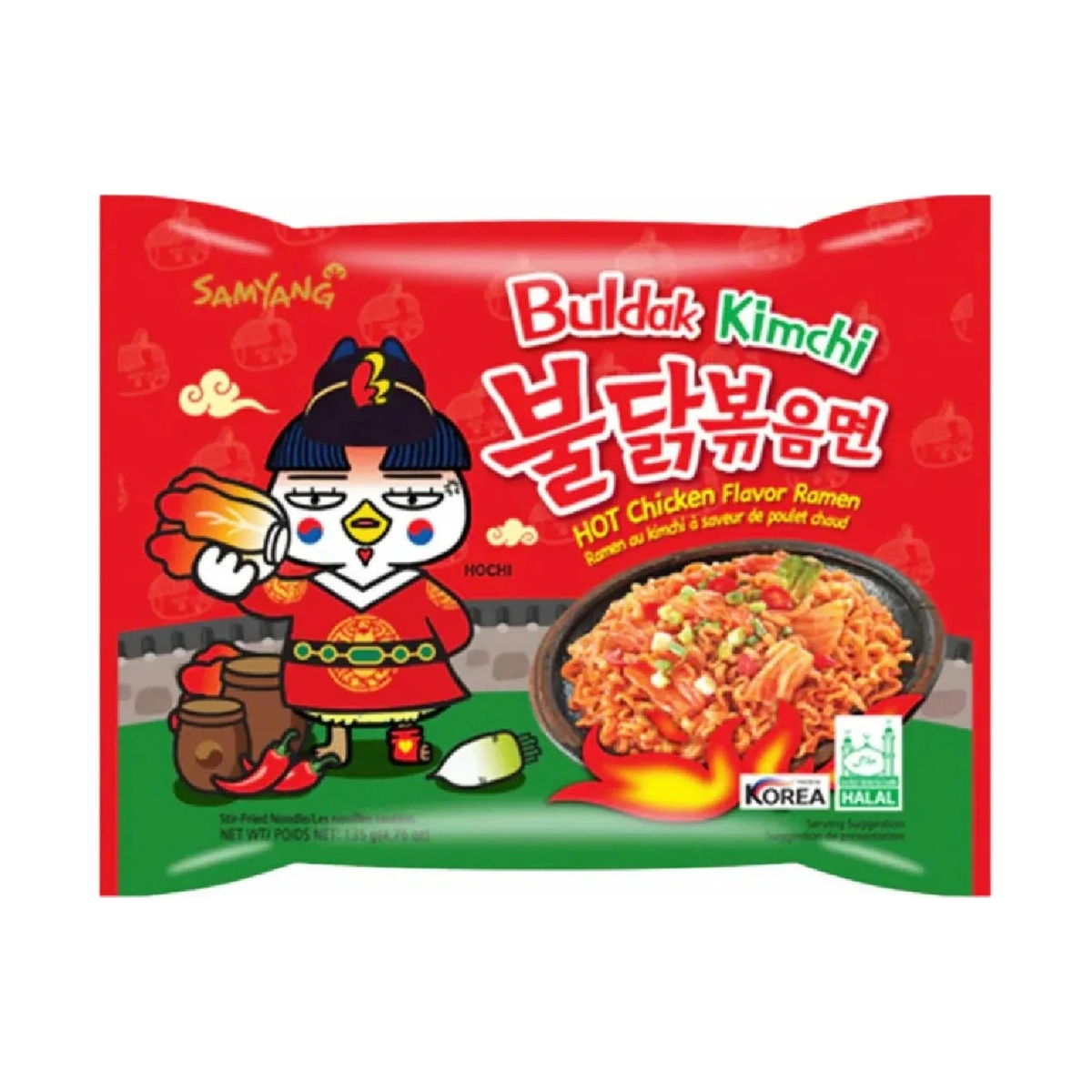 Nouilles Buldak kimchi hot chicken 135g