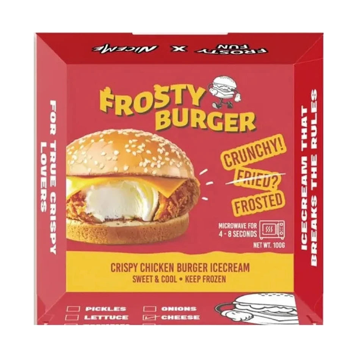 Trompe l'œil burger 100g
