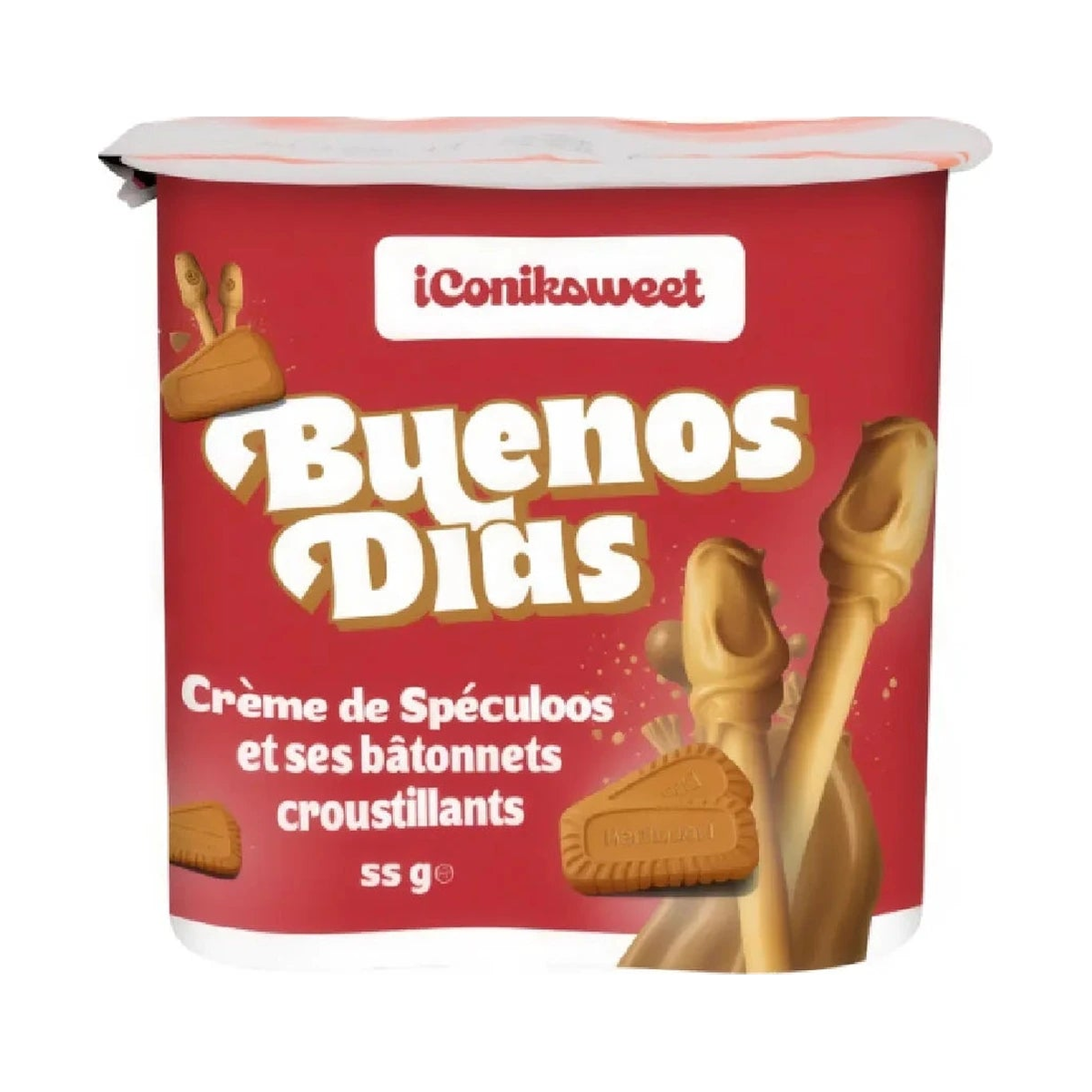 Buenos Dias bâtonnets spéculoos 55g