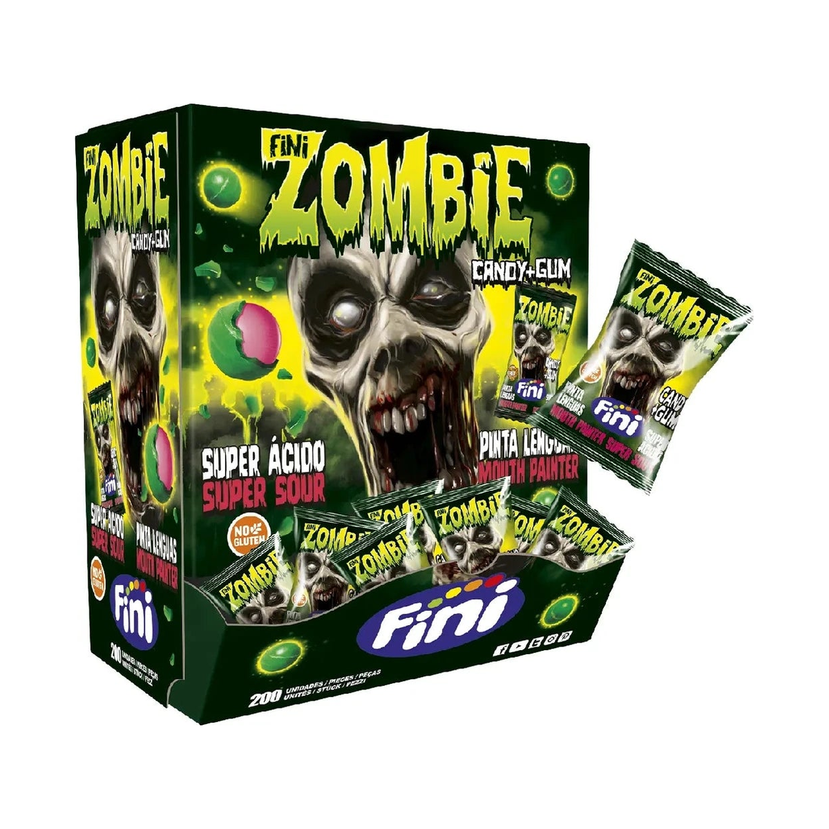 Fini Boom zombie — boîte de 200