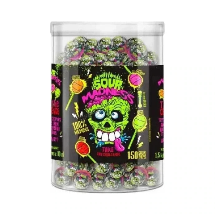 Dr Sour sucettes madness — boîte de 150