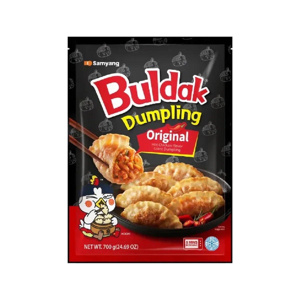 Buldak raviolis original hot chicken 700g